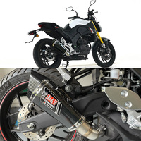 For Haojue XCR300 51mm Motorcycle Exhaust R11 Muffler with DB killer XR 252R R25 Z400 Z900 MT07 MT09 ninja650 Z750 Z800 mt03 R6