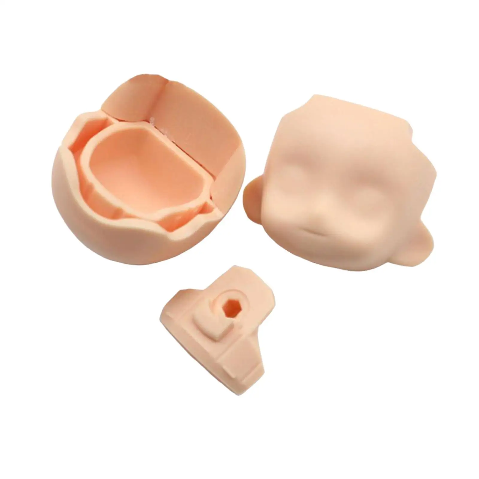 

Doll Craft Kit Handmade Vivid Sturdy Multipurpose Decorative Unique Lightweight Doll Practice Makeup Kit Doll Accessories Set