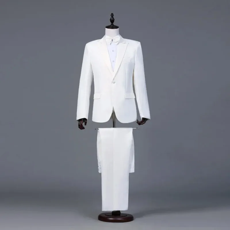 

Мужской костюм для выступлений, двухсоставный комплект: пиджак и брюки, для выпускного, хора, торжественных мероприятий, сценических выступлений