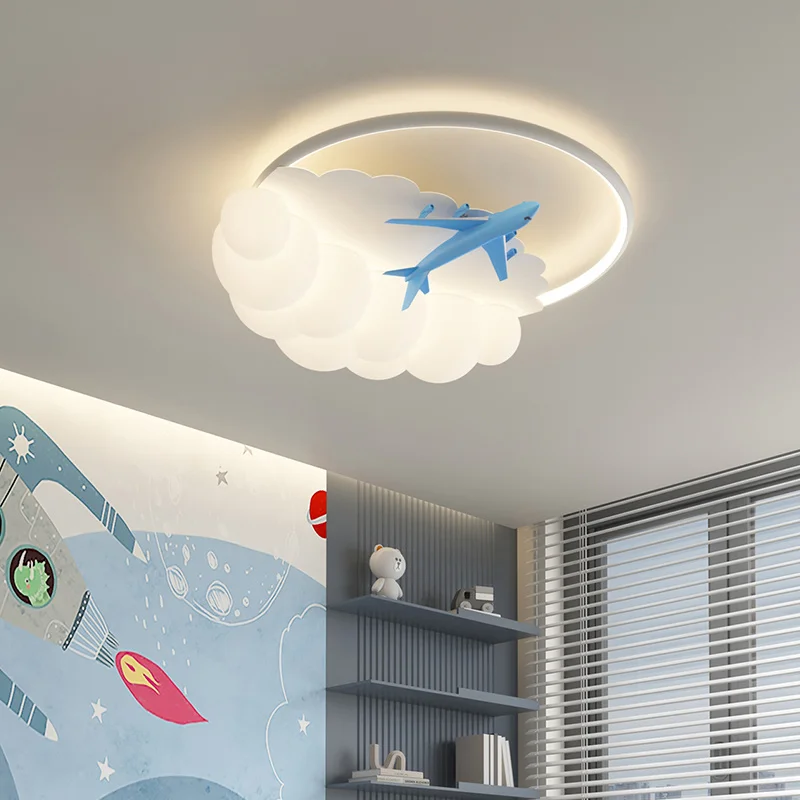 Airplane Lamps Modern LED Chandelier Lights For Children Bedroom Living Room kitchen Lusters Home Decor Indoor Indoor Lighting