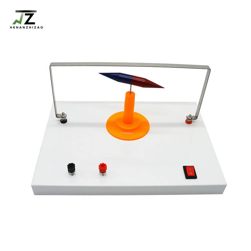 Physical Oersted\'s Experiment Demonstration Teaching Device about Magnetic Fields Exist Near Conductors