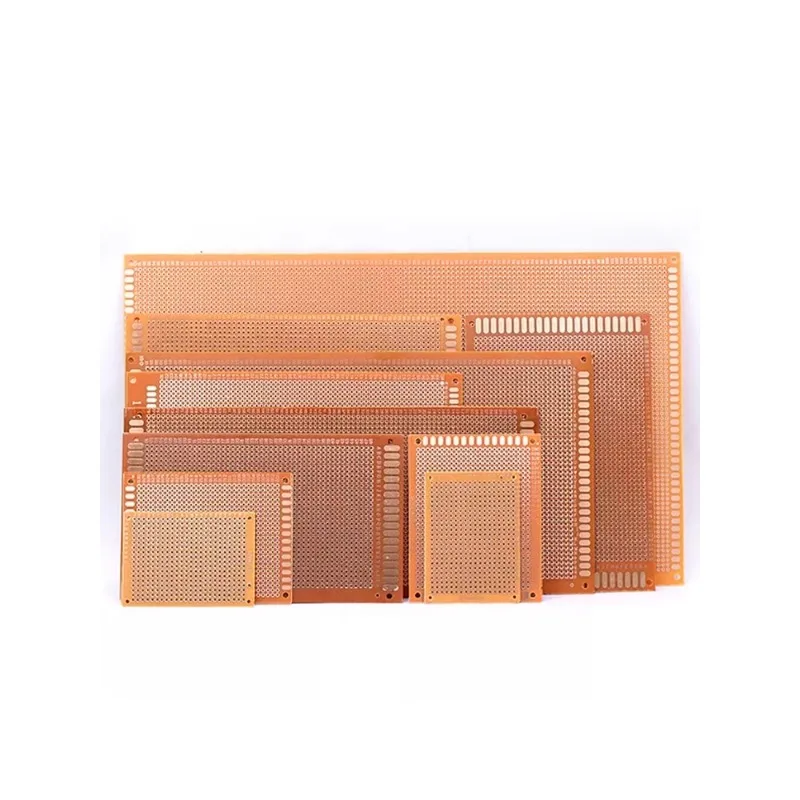 1pcs PCB Universal Board Single Side Yellow 5*7/7*9/9*15/10*15/12*18/10*22cm PCB Board Prototype Perforated Grid Board for DIY