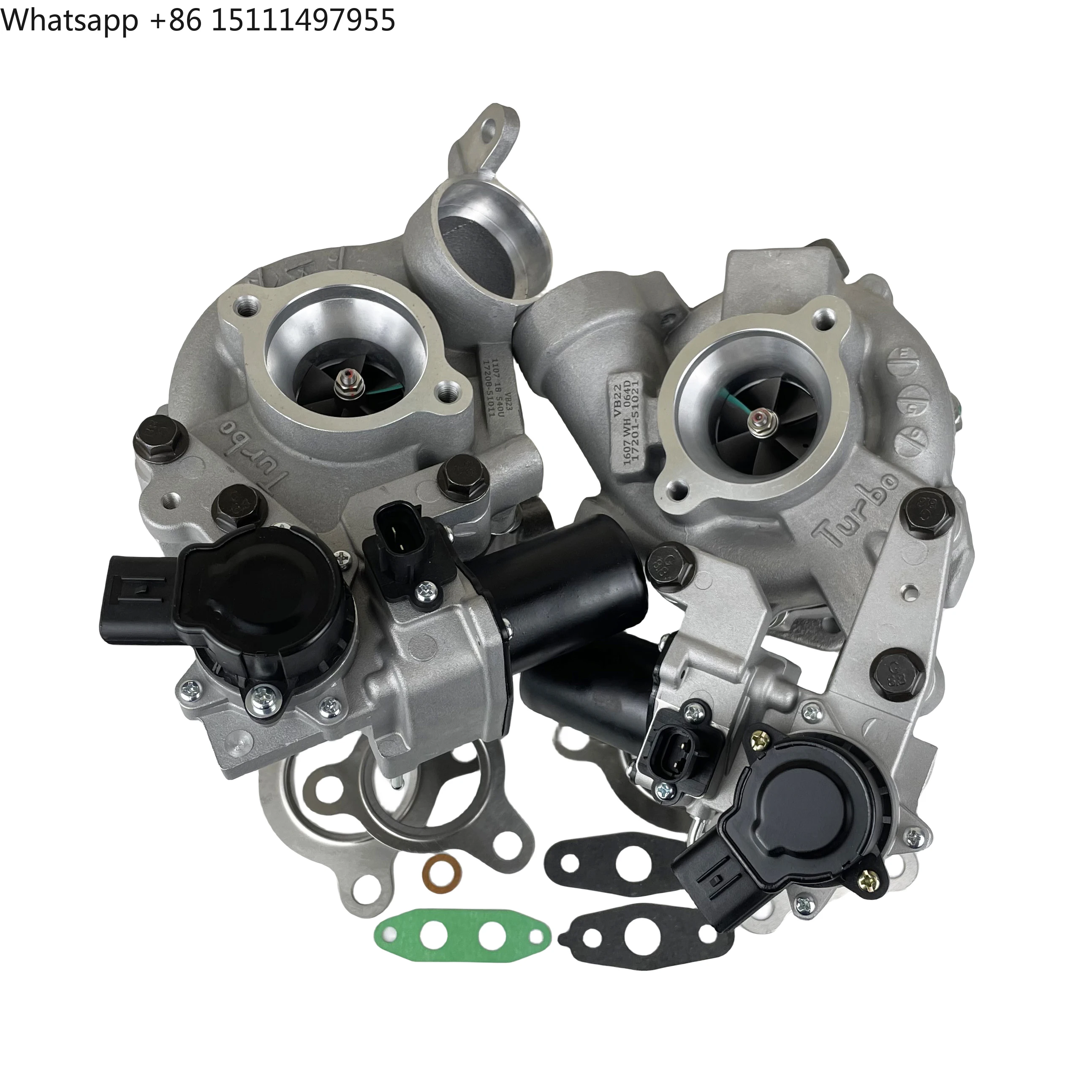 

Новый двойной турбокомпрессор FEDIC VB22 VB23 для Landcruiser V8 D 195Kw 1VD FTV 2007