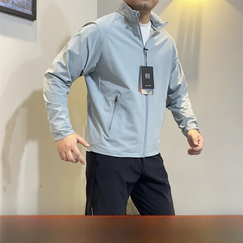 

Outdoor Golf Series Men's Jaet Breathable Waterproof Stand Collar Spring Autumn Jaet Coat Proc Stand Long Sve
