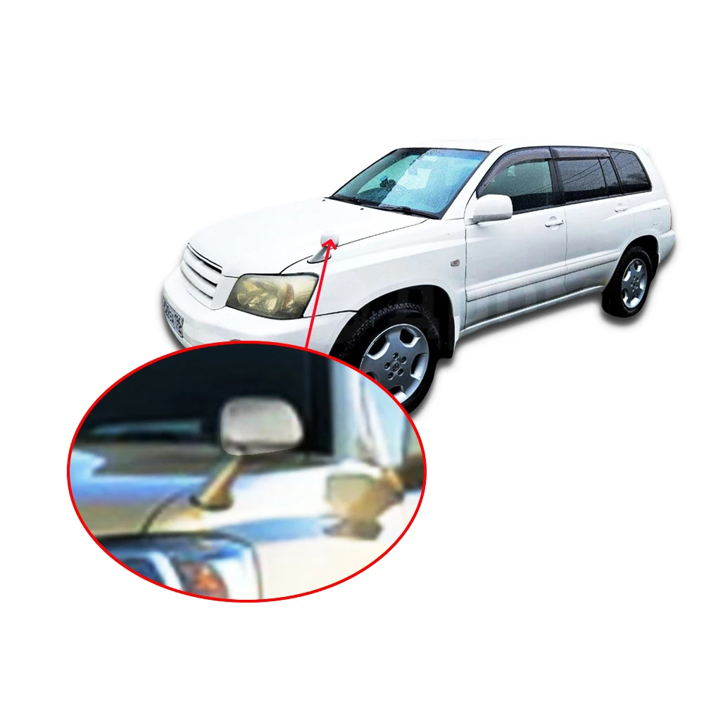 

For Toyota Hilux Surf 1998 - 2002 Abs Chrome Plated Silver Car Door Mirror Cover Trim Car Accessories Exterior Decorate