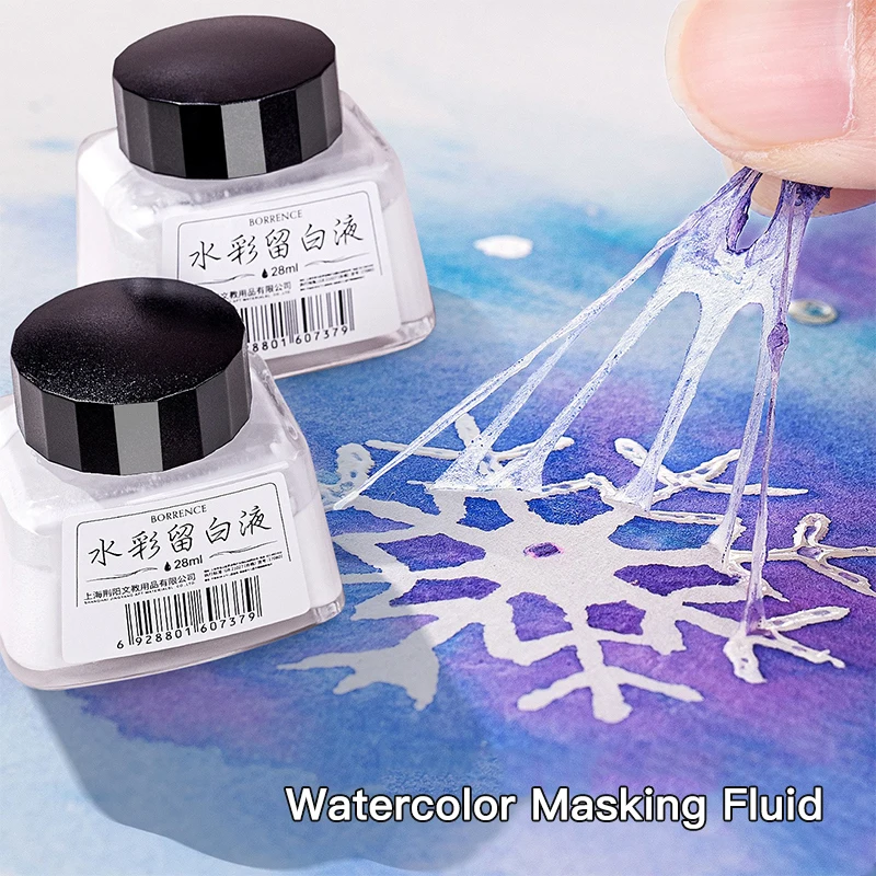 Borrence 28ml Watercolor Maski - Correction Fluid White review and price