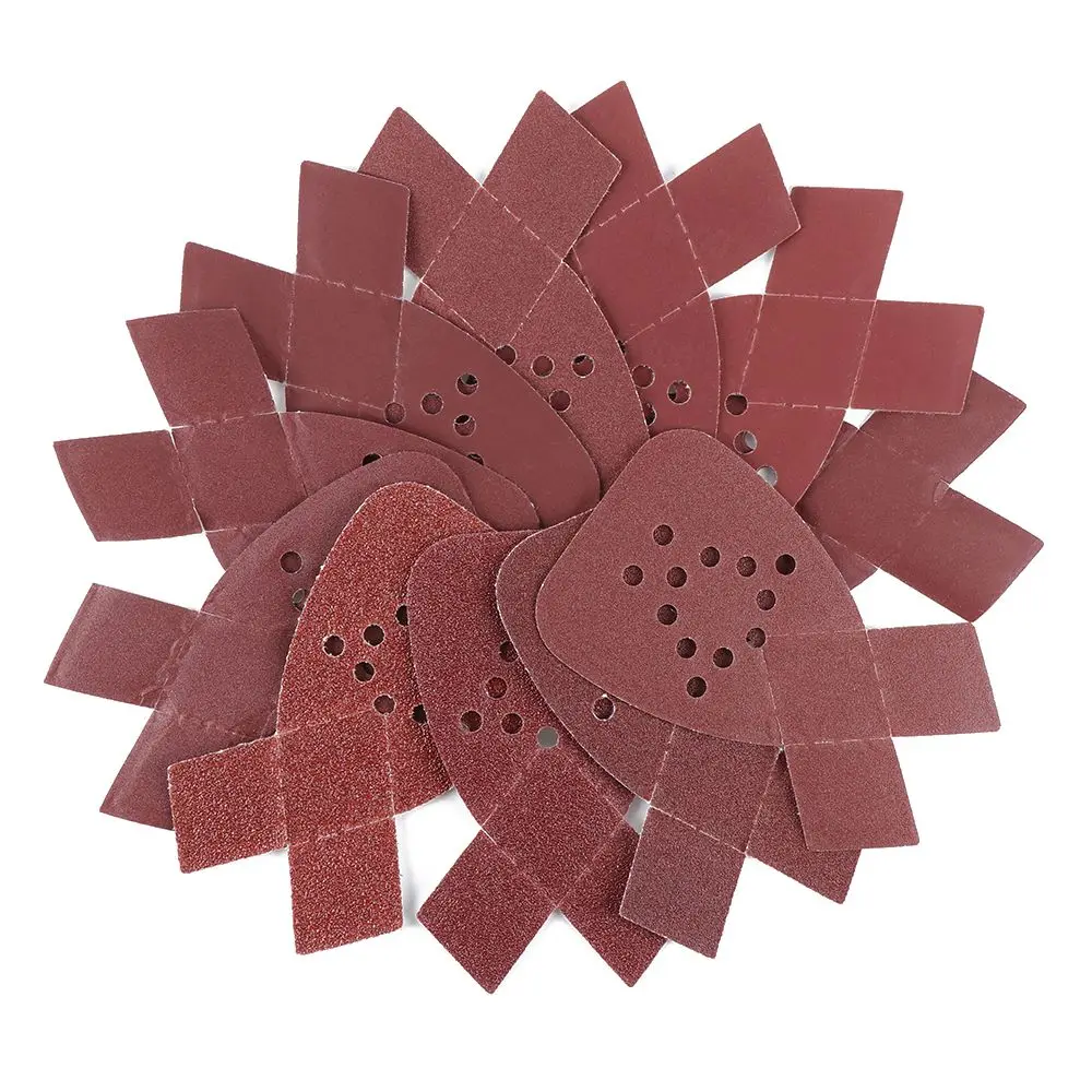 

10PCS Tools Orbital Palm Discs Black Decker Detail Sandpaper Pads Abrasive Paper 40-800 Grit Mouse Sanding Sheets