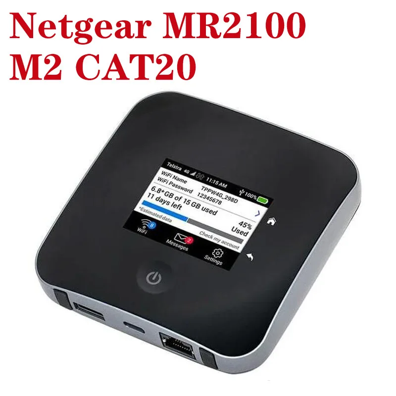 Netgear Nighthawk M2 4G Portable Wi-Fi Radio and Television Taiwan SIM Card Wireless Router Mr2100