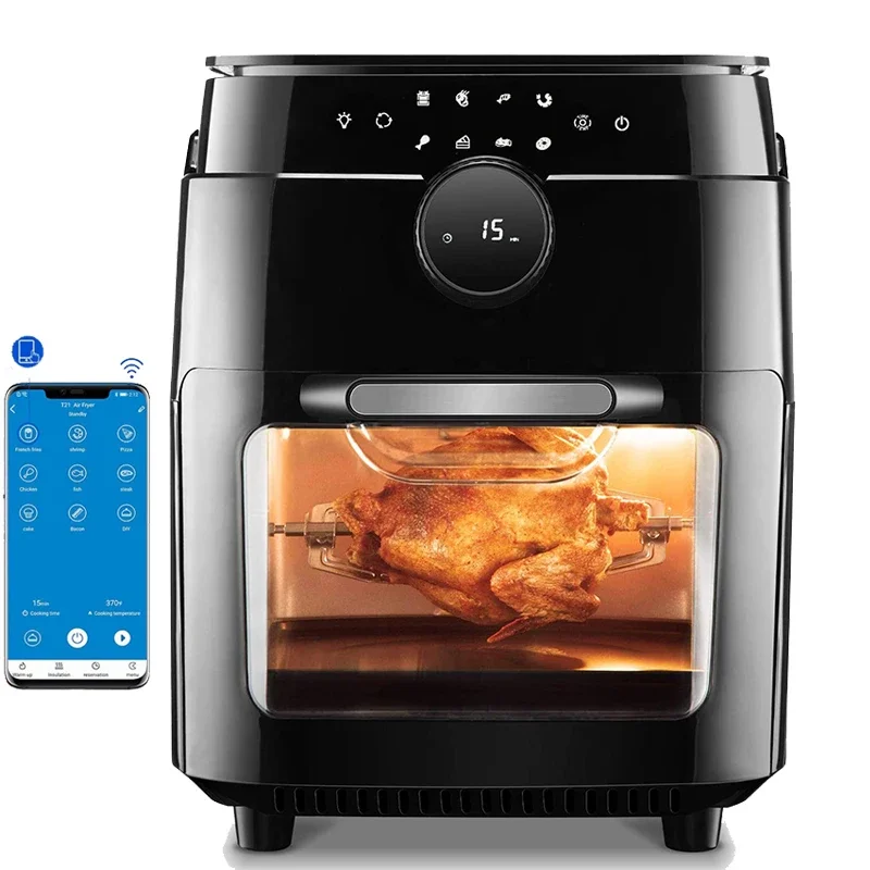 Smart home appliance air fryers oven 16L 18L Multi function cooker air fryer 10 in 1 with App Wifi digital air fryer oven