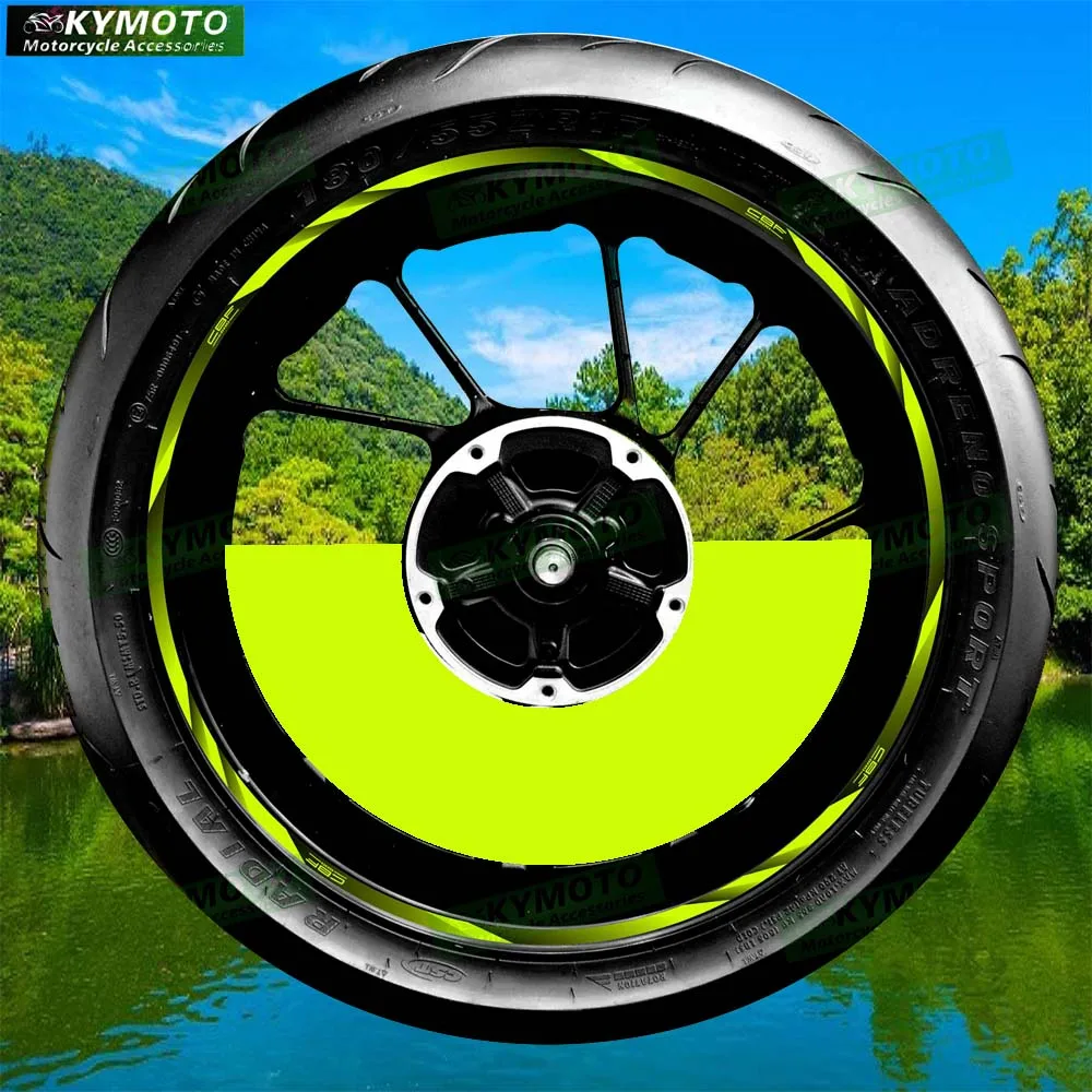 

For HONDA CBF600 CBF 600 motorcycle accessories 17-inch wheel decals fairing rims modified reflective stickers stripe decoration