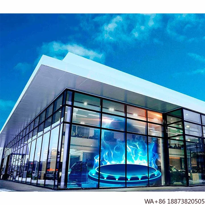 شاشة LED شفافة شفافة عالية ≥85% | سهلة التركيب لنوافذ متجر البيع بالتجزئة/مراكز التسوق لجذب العلامة #3