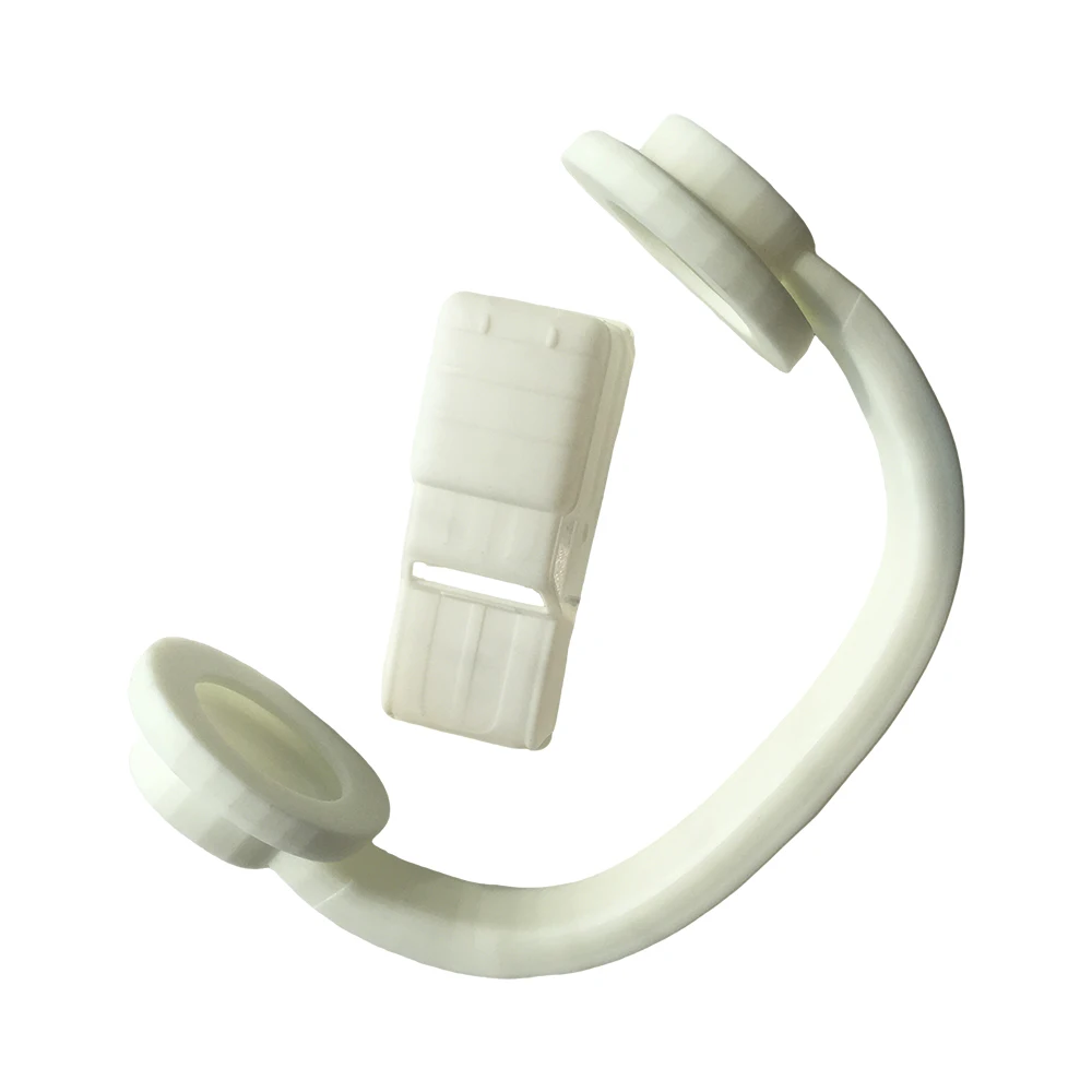 OEM Custom SLA Resin 3D Printing Service Flexible Headset Bracket Frame Prototype White Plastic Complex Thin Wall Structure