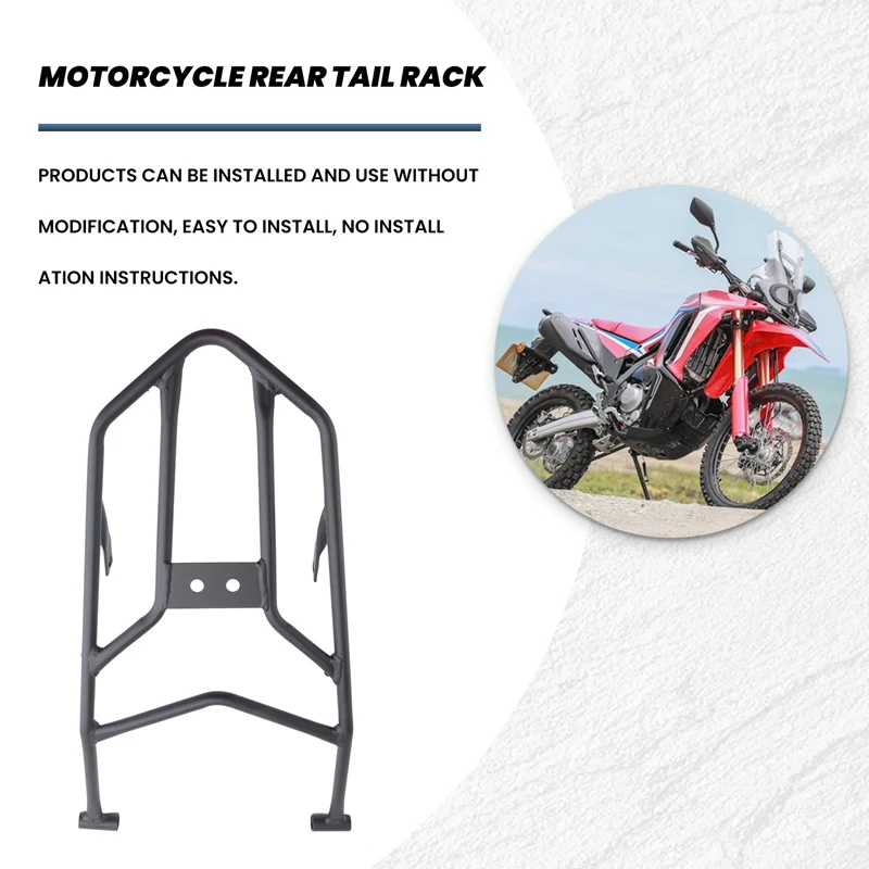 

M0t-rMotorcycle Rear Tail Rack Top Box Case Suitcase Carrier Board for Honda CRF300L CRF300L CRF 300 RALLY 2021