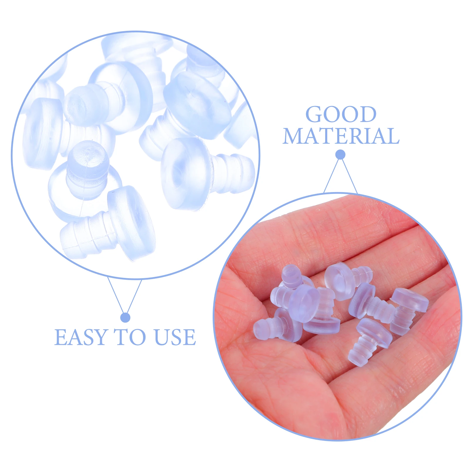 50PCS Foot Clear Rubber Outdoor Cabinet Door Rubber Grippers Grippers Dust Proof Anti Slip Pads Furniture Legs Protector