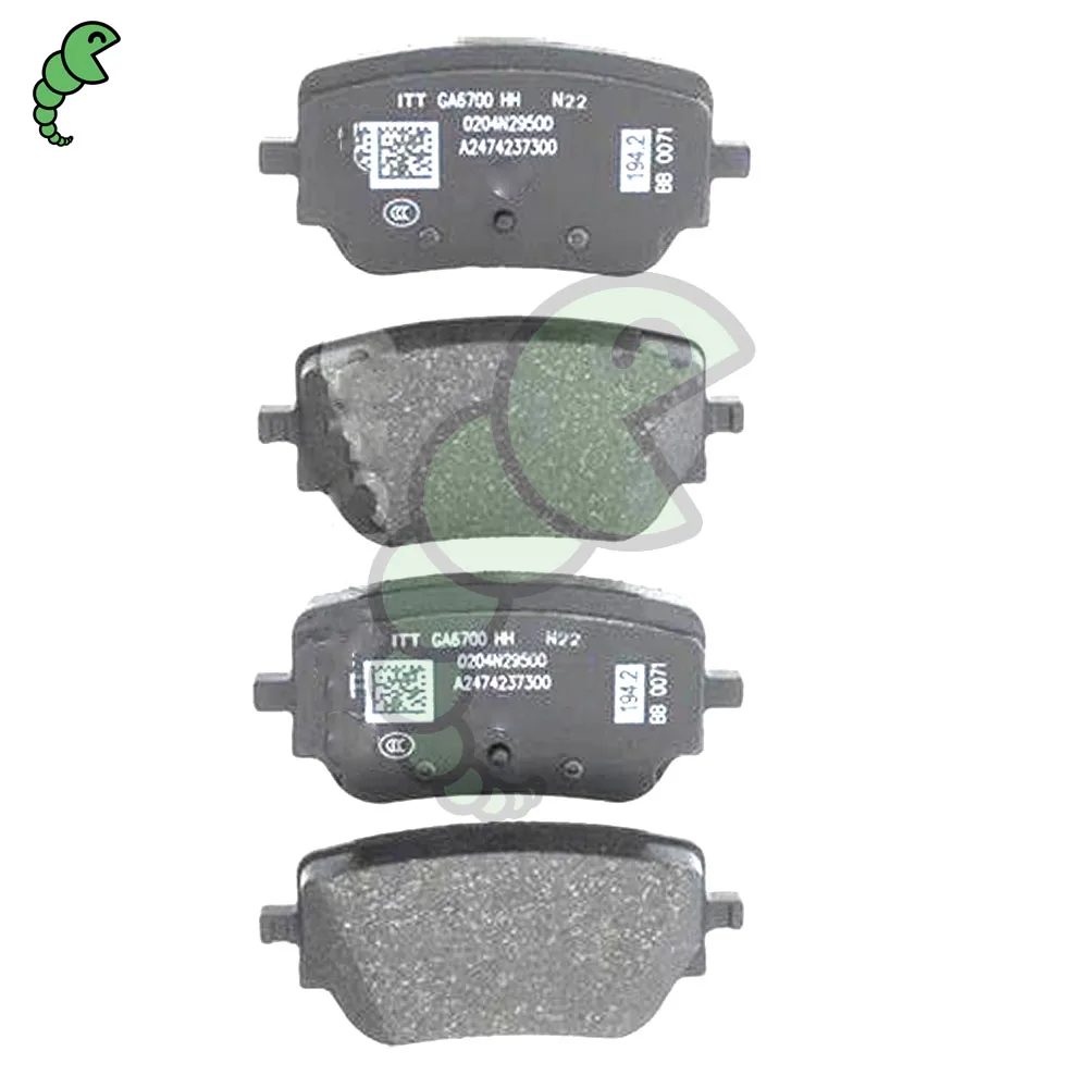 

AUTO part Brake Pad Set For Mercedes-Benz A160 A180 A250 brake pads A0004201706 0004201706 A0004205803 A0004207600