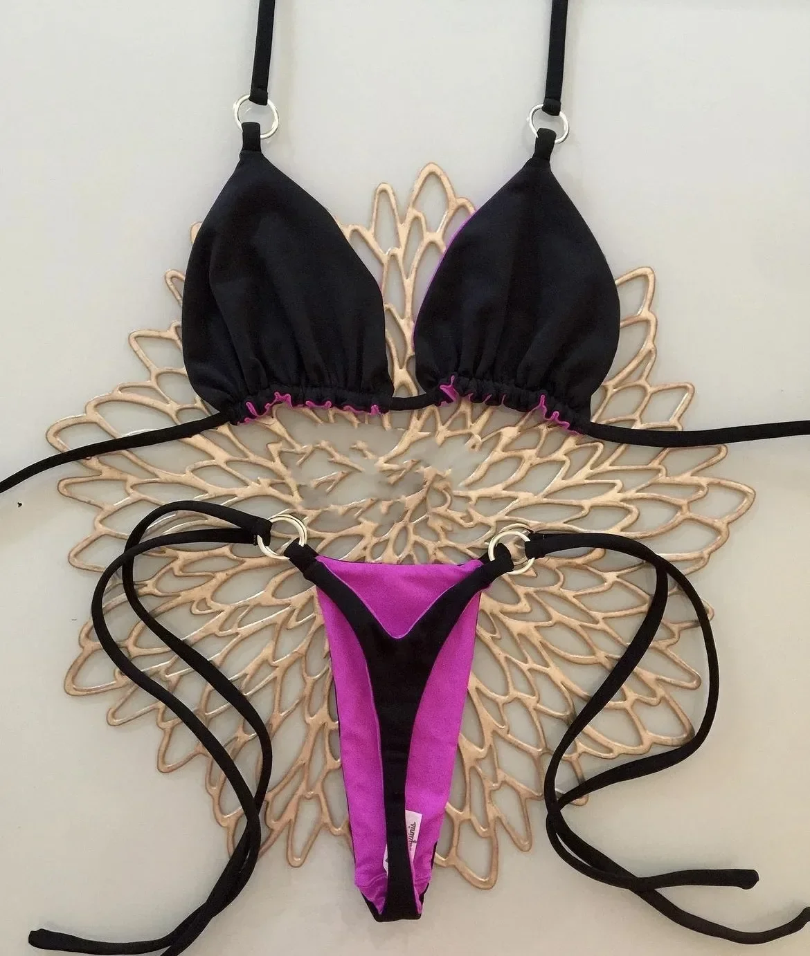 

2024 Swimsuit For Women Swimwear Sexy Bikinis Brazilian Bikini Set Biquini Female Swimuits Bandeau Black Beachwear