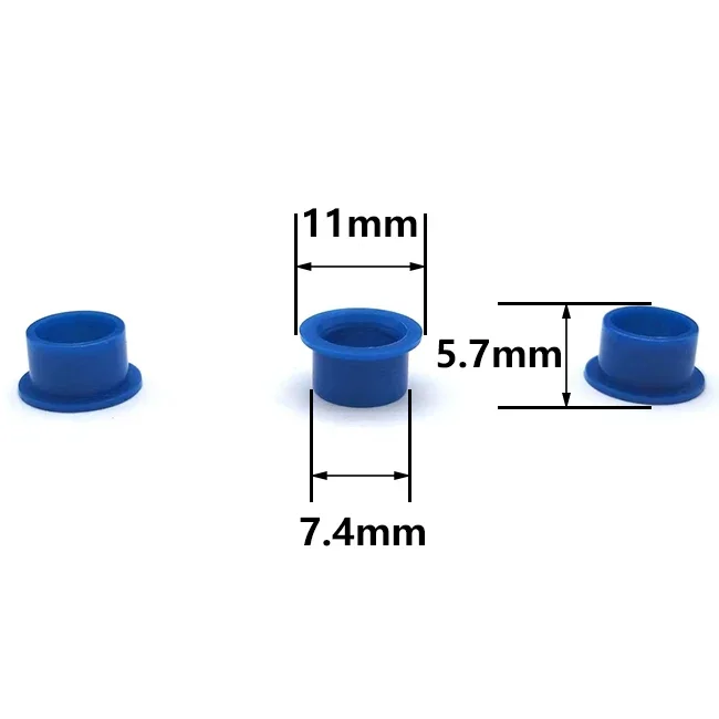 200pcs Fuel injector Plastic Part Pintle Cap for Renaul Top Quality Fuel Injector Repair Service Kit 11*5.7*7.4mm VD-PS-31021