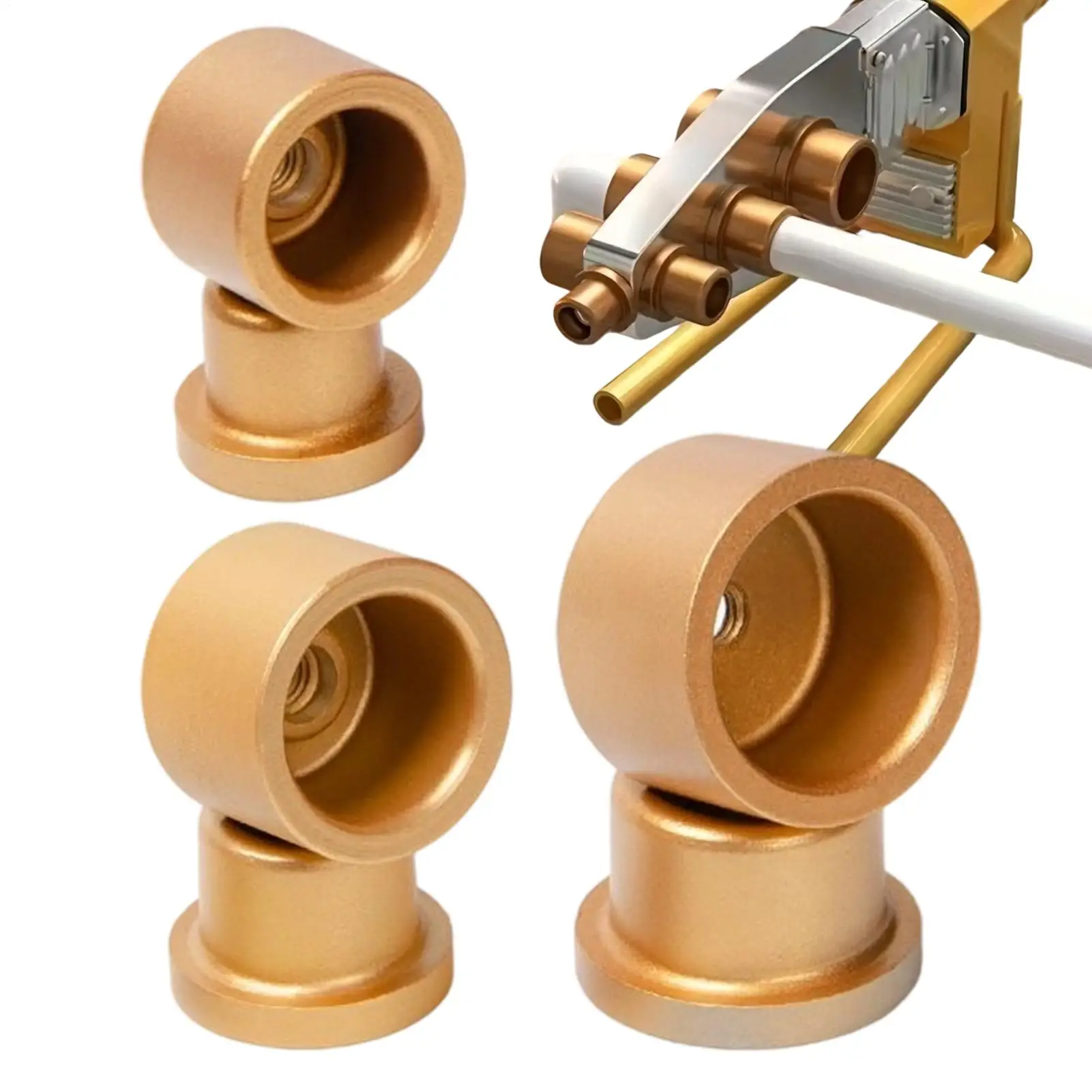 Hot Melt Welding Machine Water Pipe Heating Container Non-stick Die Head 20-32mm Anti-corrosion PPR Pipe Welding Head