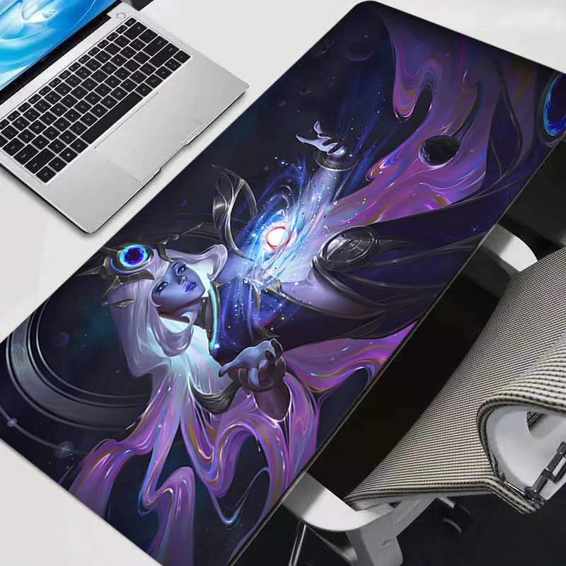 Mouse pad League Of Legends Lux large keyboard Mousedesk pad non-slip rubber gaming Mousepad laptop mouse carpet Game table mat