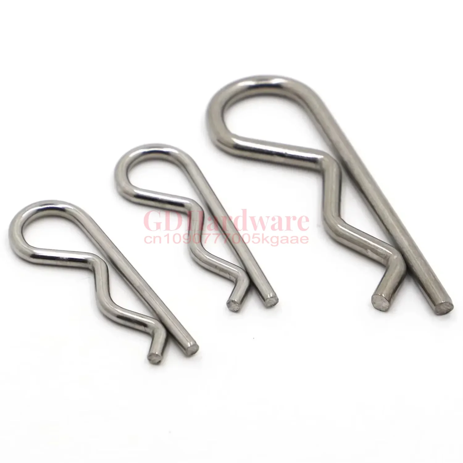 304 Stainless Steel RC Body Clip B-type R-type Cotter Pin Wave Circlip Card Pin Hairpin Pins Car Truck Buggy Shell Pins