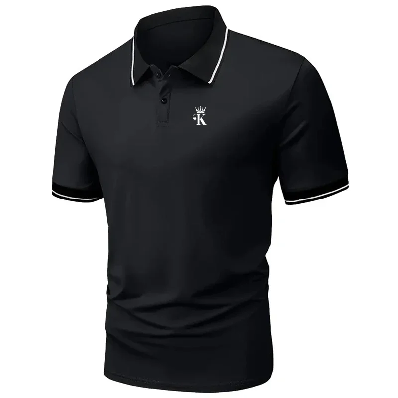 

Men's Classic Fit Polo Shirt with Contrast Collar and Cuff Trim, Soft Breathable Fabric, Short Sleeve, Casual & Comfortable Wear