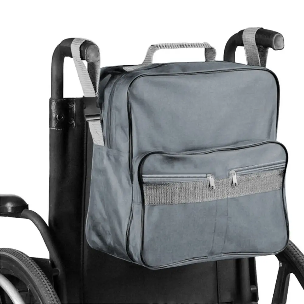 Sac de rangement multi-poches pour fauteuil roulant, sac Portable étanche pour Scooter de mobilité, grande capacité, sac de rangement de chaise résistant à l'usure