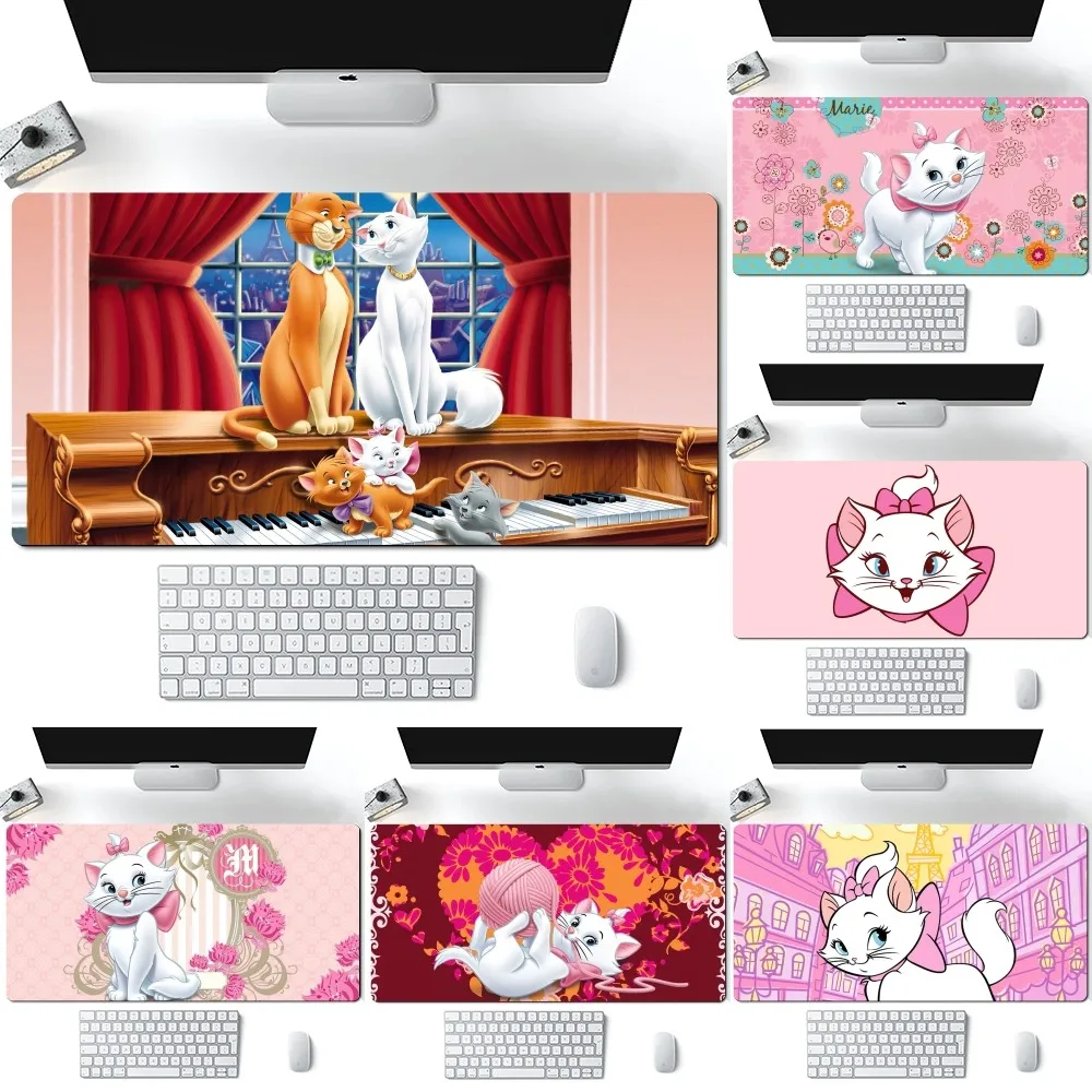 MINISO Disney The AristoCats Mary Cat Mousepad Computer Laptop Gamer Pad PC Gaming Accessories Desk Mats