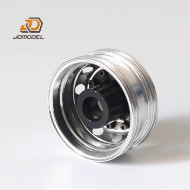 タミヤRCトラックティッパー、スカニア770S 56368アクトロス車用、1:14スケールアルミ合金ホイール20mmベアリングハブリム2個