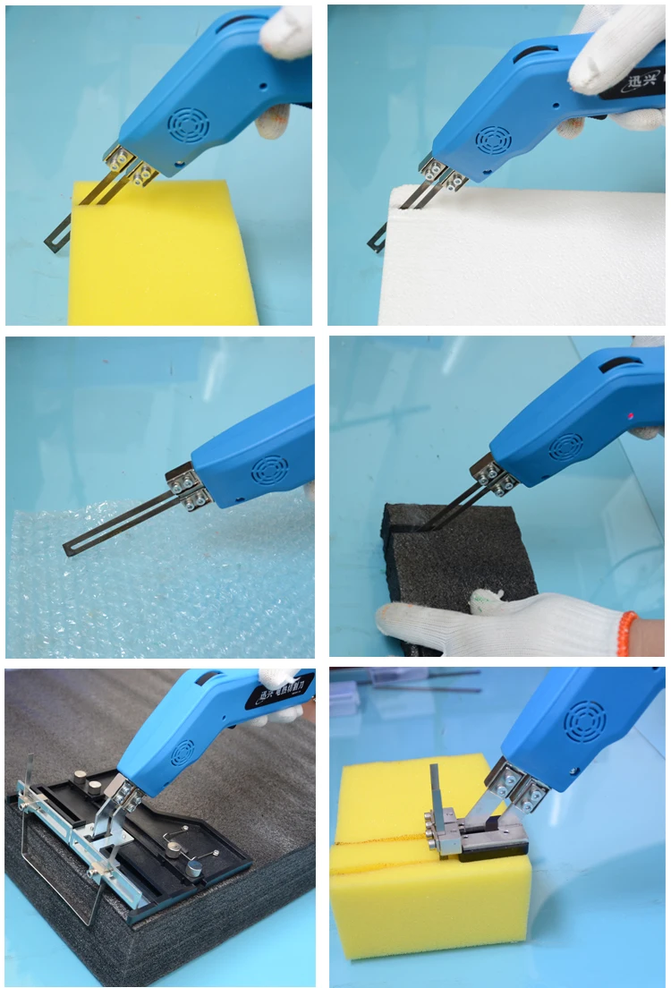 Electric Hot Knife Foam Cutting Eva Pearl Cotton Spongemelt Kt Eps XPS KT EPE Insulation Board Groove Cutter Tool