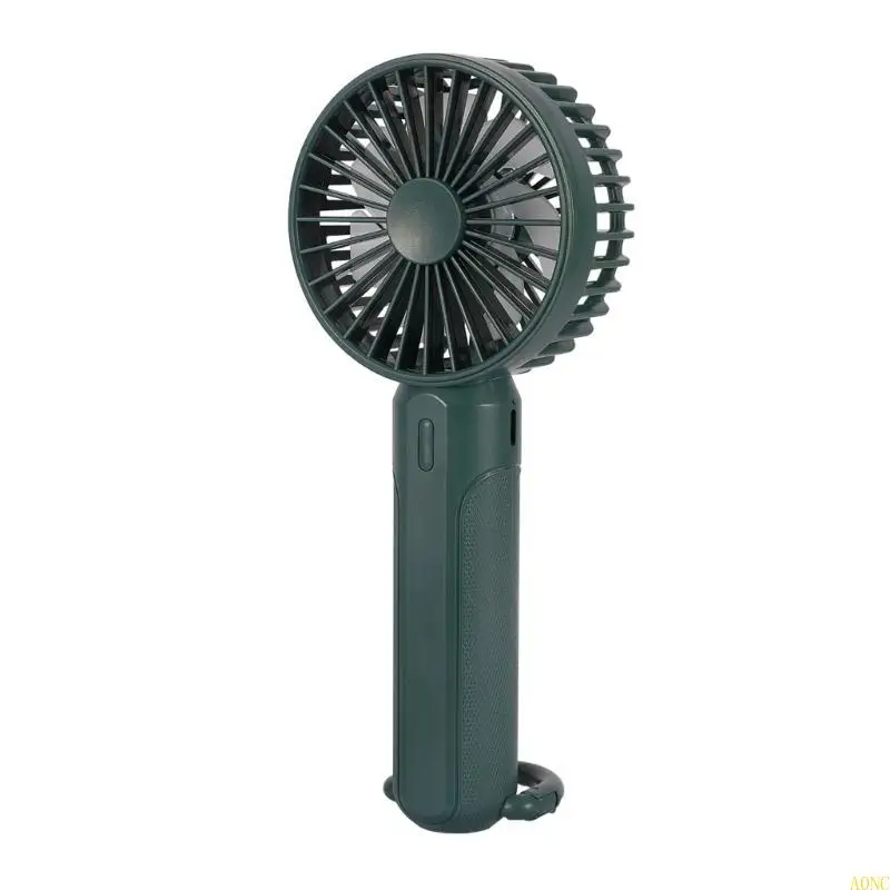 

A0NC Portability Mini Fan Управляющий вентилятор 3 скорость со светодиодным светодиодным охлаждающим вентилятором для летних на