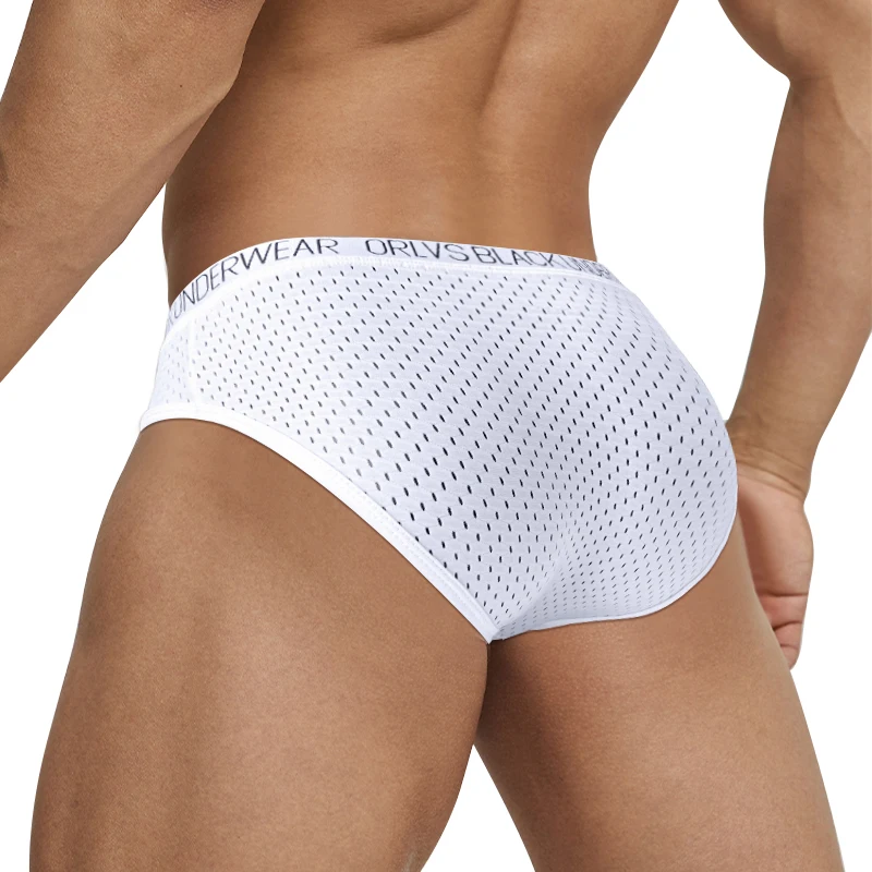 CMENIN Cotton Sexy Men Underwear Briefs Breathable Mesh Men\'s Briefs Bikini Gays Underpants Male V-shaped Low Waist Man Panties