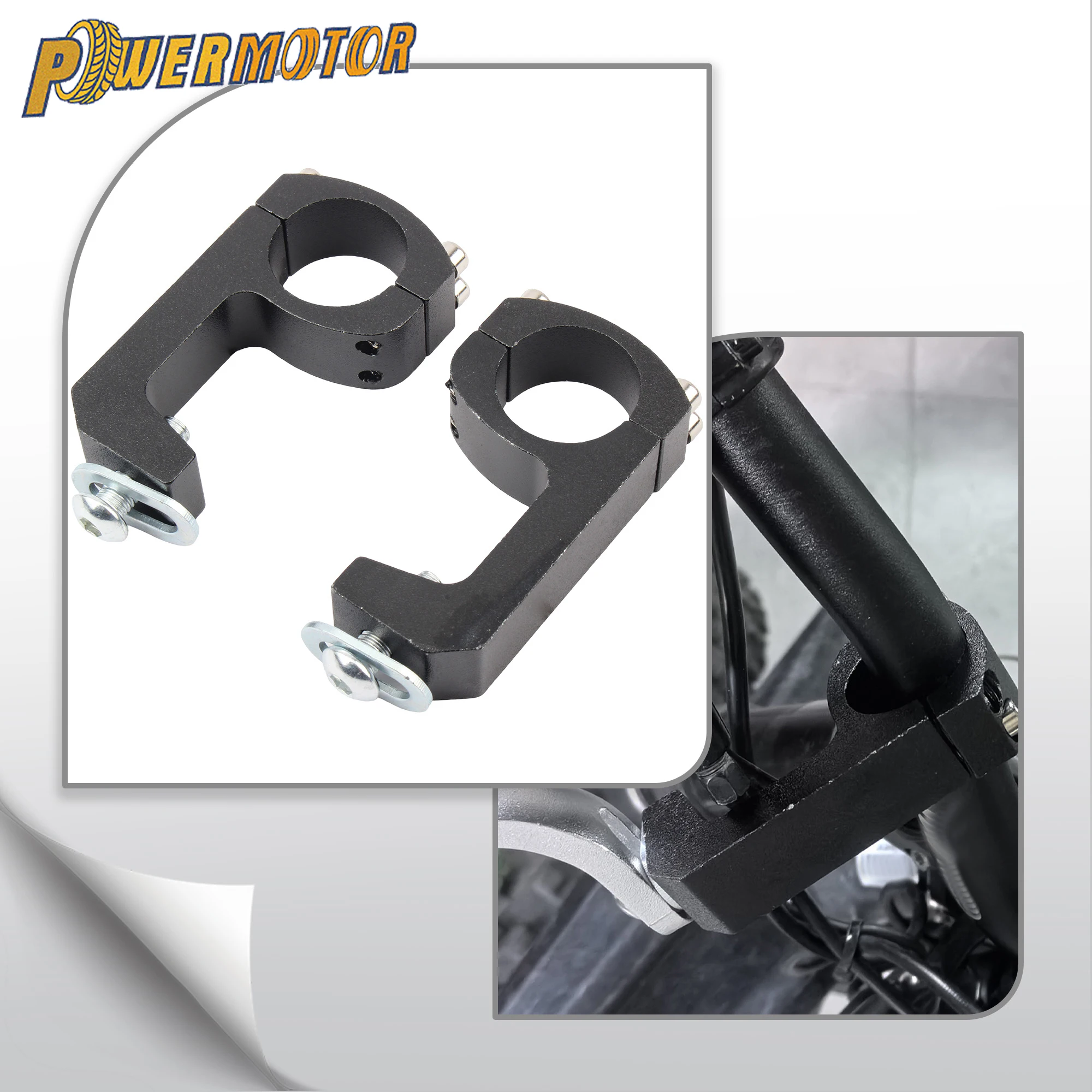 

22 28mm Motorcycle Handguard Bracket Mounting Bracket Holder Handle Motocross Enduro DirtBike Aluminum Alloy Modified Accessorie