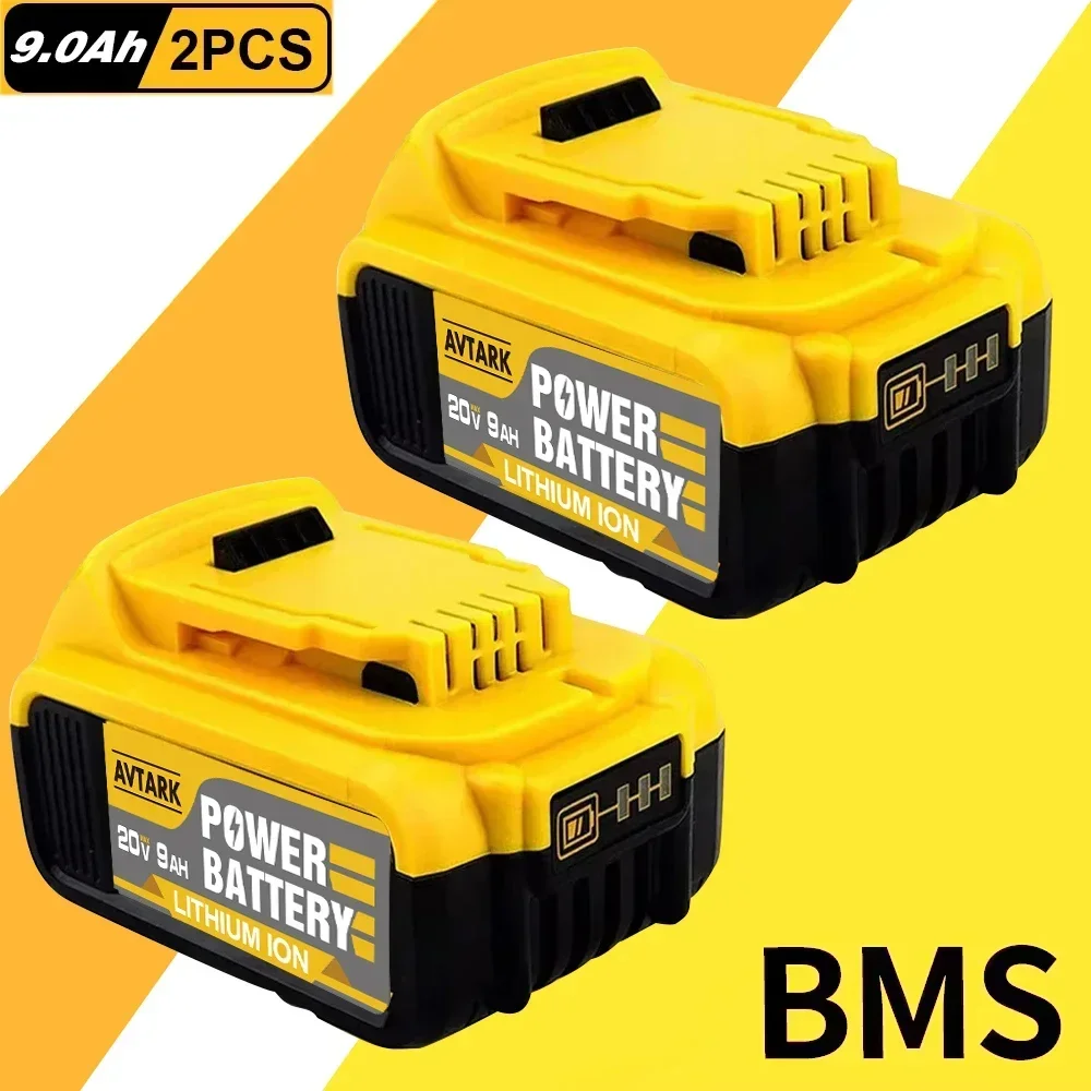 

Original 6Ah/9Ah/12Ah 20V battery for Dewalt Power Tool screwdriver battery Replacement 18V 20V 12Ah DCB200 DCB206 DCB205 DCB180