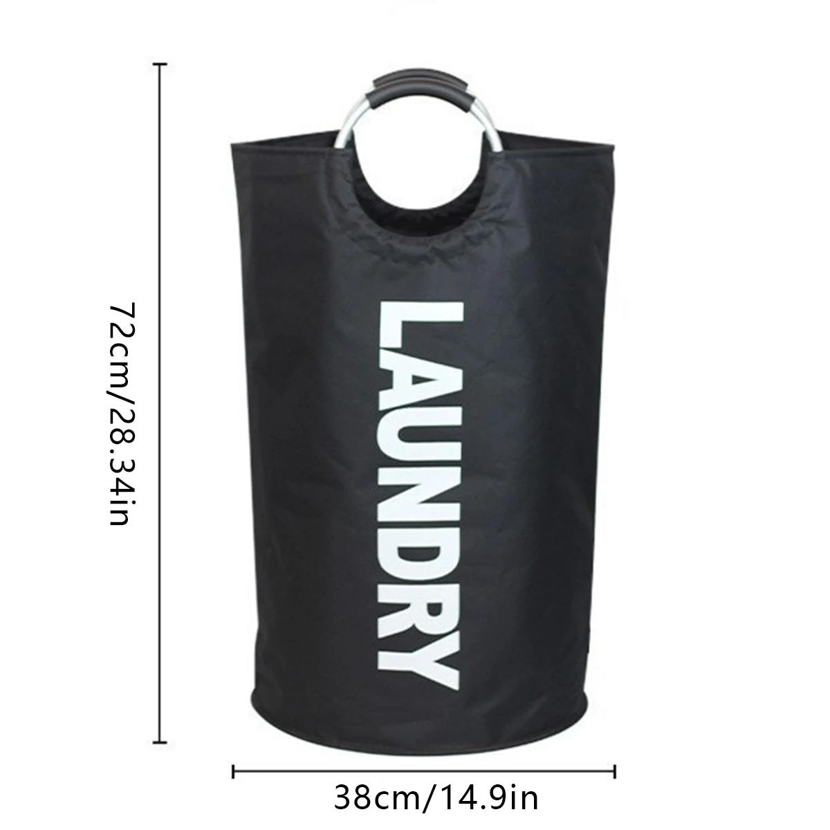 منزل جديد سعة كبيرة صندوق تخزين ملابس حقيبة أكسفورد القماش حقيبة الغسيل مقبض دائري سلة تخزين الغسيل القذرة