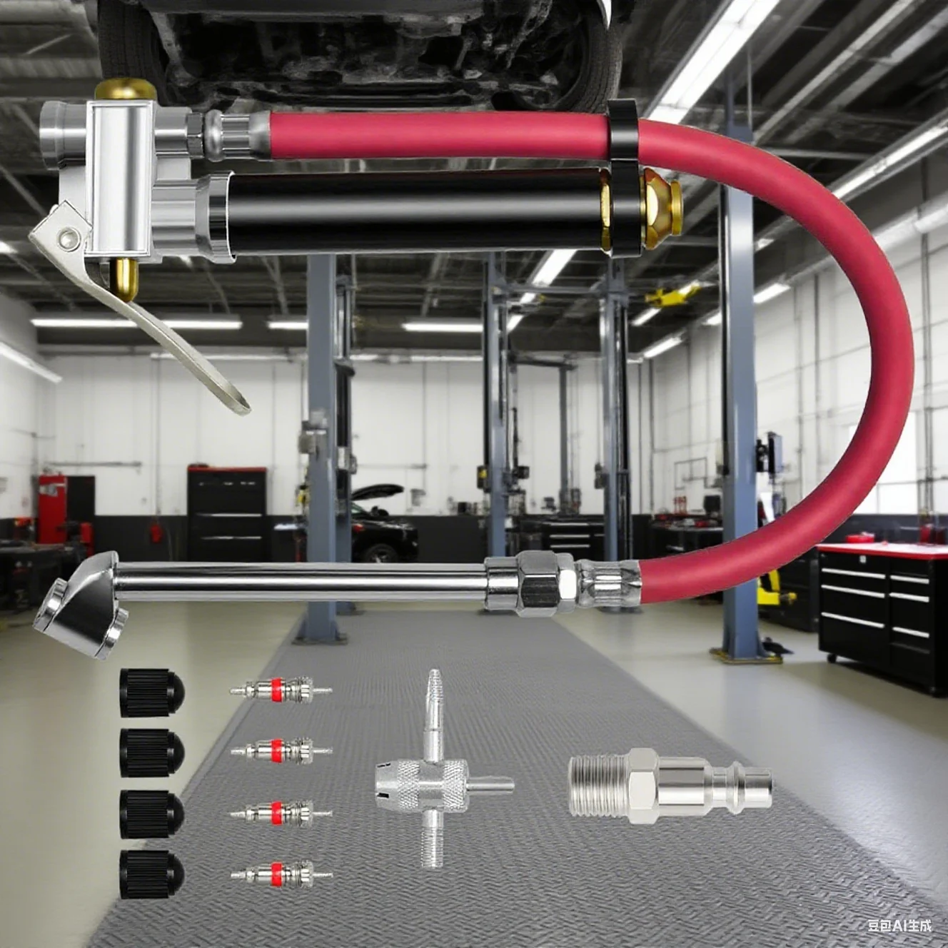 

10-120 фунтов на квадратный дюйм, сверхмощный манометр для шин, двойная головка, 1/4 дюйма, NPT, воздушный компрессор, ручной автомобильный манометр для наполнителя давления в шинах