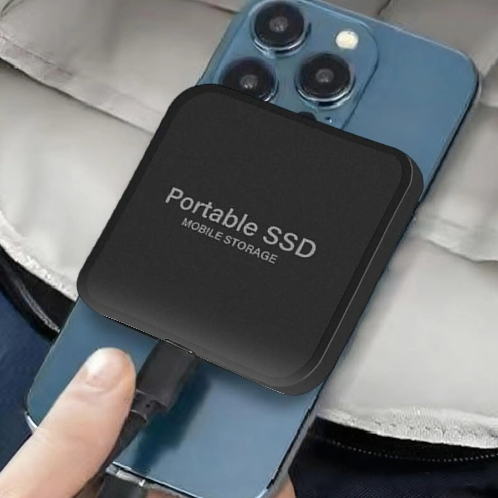 

External Hard Drive 4TB Magnetic Data Backup Hard Disk External For File Transfer Smartphone Tablet Laptop Computer Home