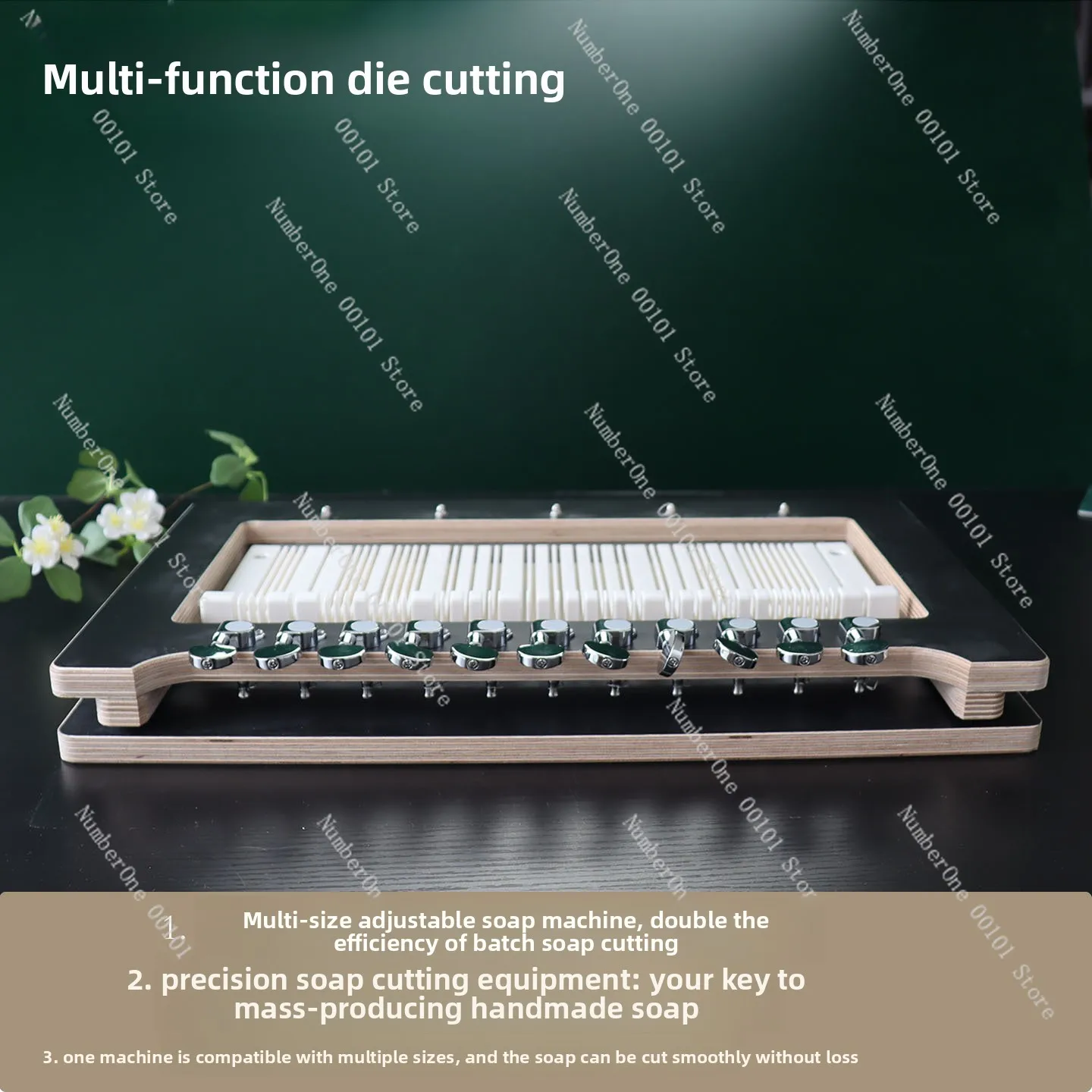 Handmade Cold Process Soap Cutting Machine, Multi Size Stainless Steel Wire Soap Cutter Table For DIY Soap Making
