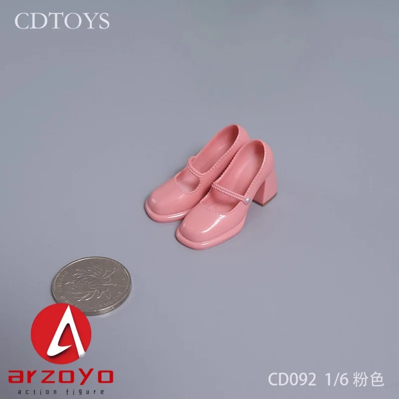 CDTOYS CD092 093 1/6 1/12 مقياس ريترو JK أحذية من الجلد نموذج ل 12 ''6'' أنثى الجندي عمل الشكل الجسم