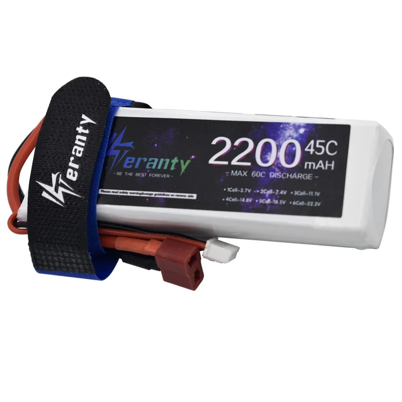 3S 11.1V 2200mAh 45C Lipo Battery with T/XT30/XT60 Plug, for RC Helicopter, Quadcopter, Car Airplane -Universal 3S 11.1v Battery