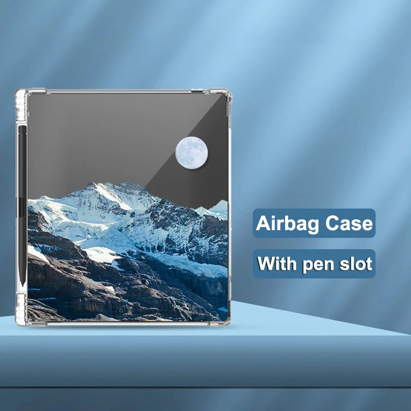 Airbags funda transparente de TPU suave para Boox Go, funda transparente para Boox Note X3Pro X3 Lite, Boox Note Air2 Air 3 3C Tab 8 8C 10C