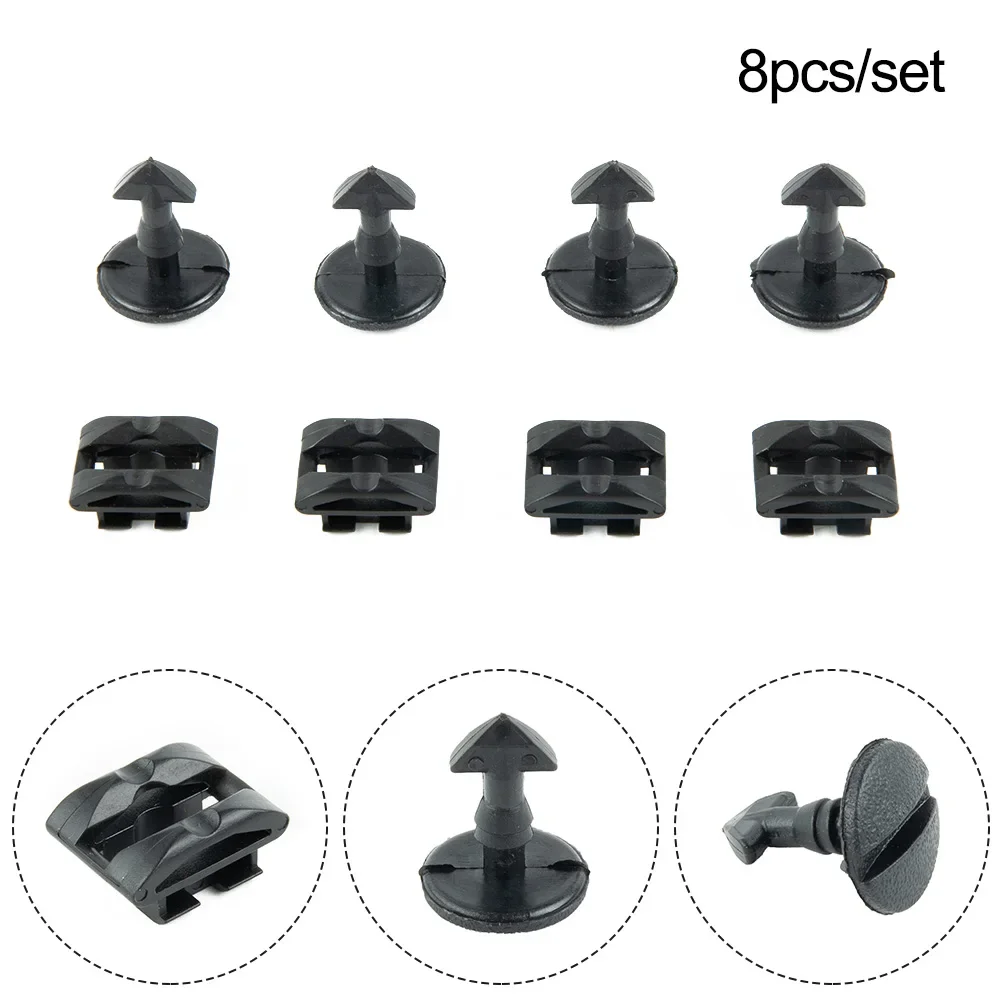 New High Quality Tow Eye Clips Rivets Car Accessories DYF500010 DYR500010 Parts Waterproof 8pcs/4sets Rear Bumper