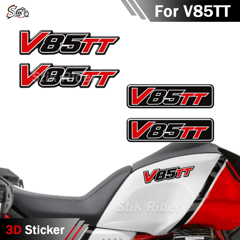 

V85TT Motorcycle 3D Stickers For Moto Guzzi V85 TT Windscreen Tank Trunk Pad Luggage Aluminum Cases Protector Protection Decal
