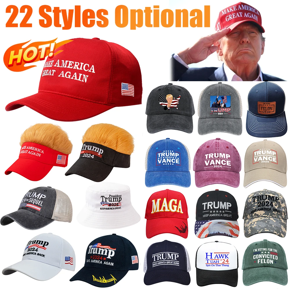 2024 Trump Baseball Cap men Trump President Keep America Great Adjustable Baseball Cap Republican Embroidered hats For Men Women