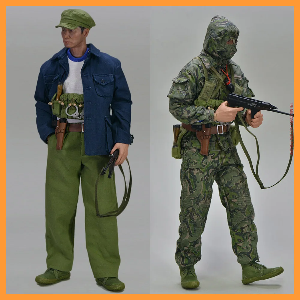 UJINDOU UD9033 1/6 Scale Collectible Chinese PLA Reconnaissance Group Male Soldier 12Inch Action Figure Full Set Model Toys