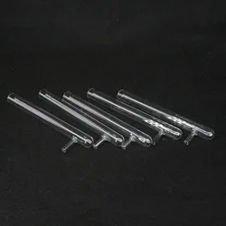 5PCS 20x200mm Glass Test Filter Tube with Vacuum Bottom Side Arm Lab Experiment