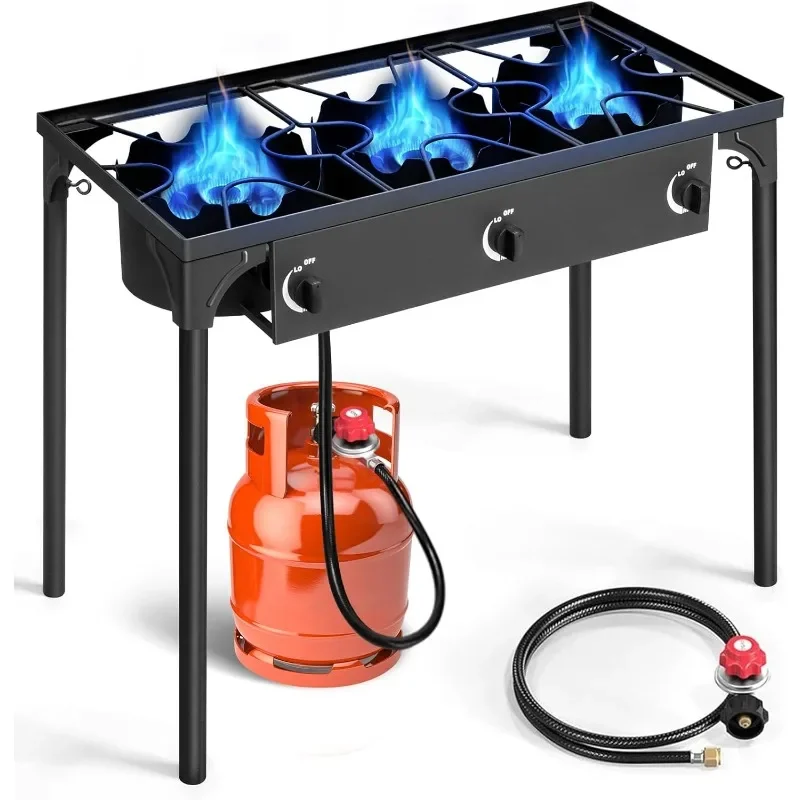 

Three-head high-pressure outdoor 20PSI pressure reducing valve outdoor barbecue stove energy-saving liquefied gas stove