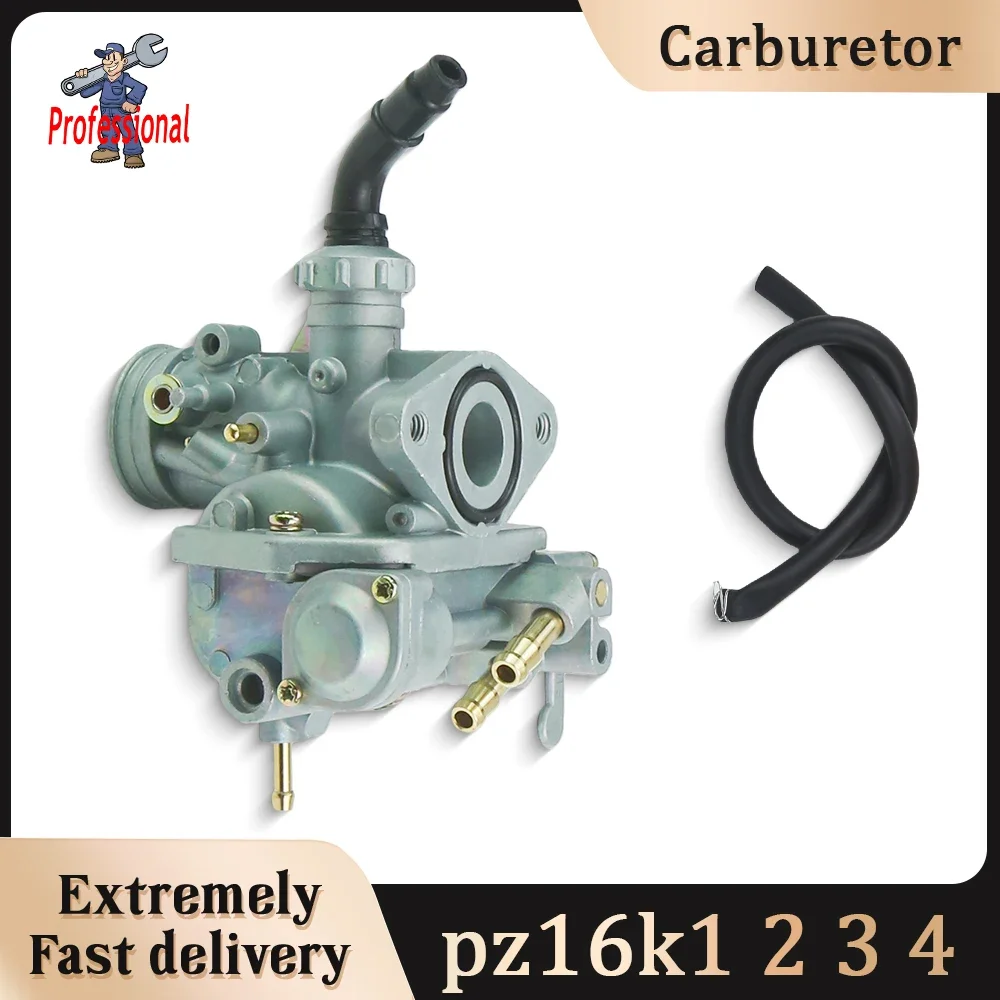 

16mm PZ16K1 2 3 4Motorcycle Carburetor, Suitable For Honda and For Suzuki CG125 CB125T GS125 Motorcycles and Scooters 70-125cc.