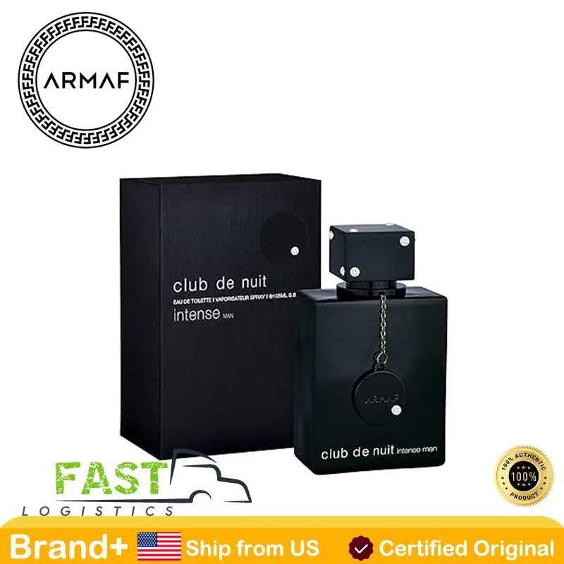 

Armaf Club De Nuit Intense Cologne for Men Eau De Toilette Spray Cologne Persistence Arabian Natural 105ML Hair and body spray