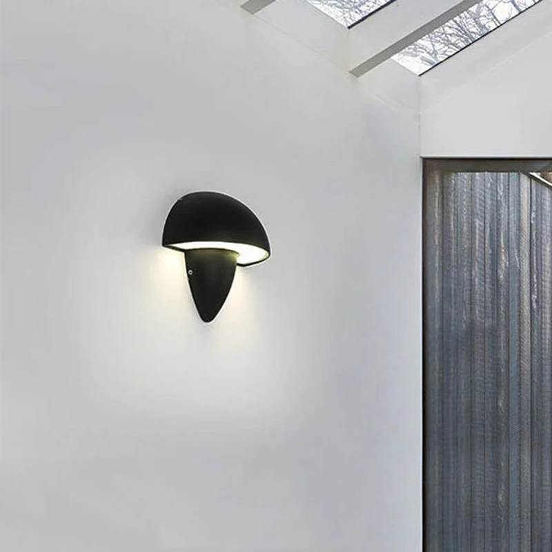 LED Wall Light Outdoor Waterproof Corridor Corridor Wall Lamp Villa Hotel Balcony Terrace Mushroom Outdoor Rainproof Lighting