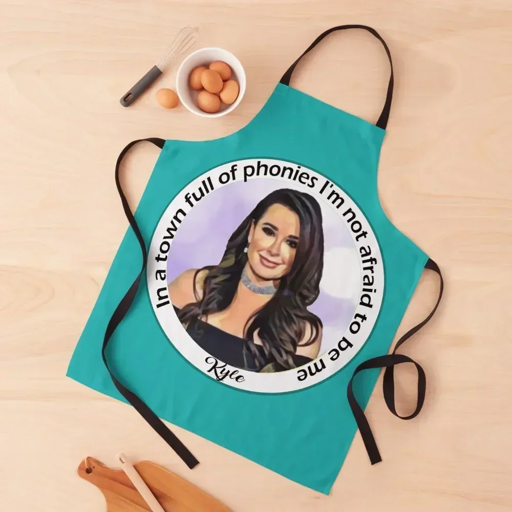 

Kyle Richards Real Housewives Beverly Hills Apron Kitchen Tools Accessories nail tech supplies kitchen woman Apron